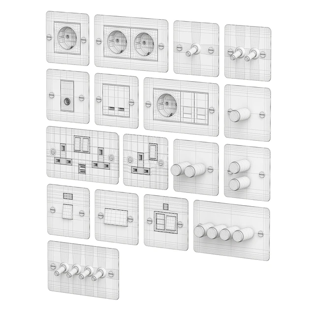 Electrical outlets and switches Buster & Punch — Скачать