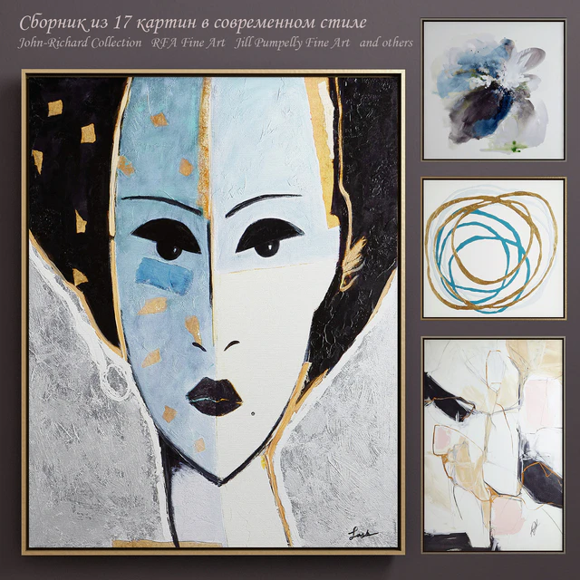 The collection of contemporary paintings (set-6) — Descargar