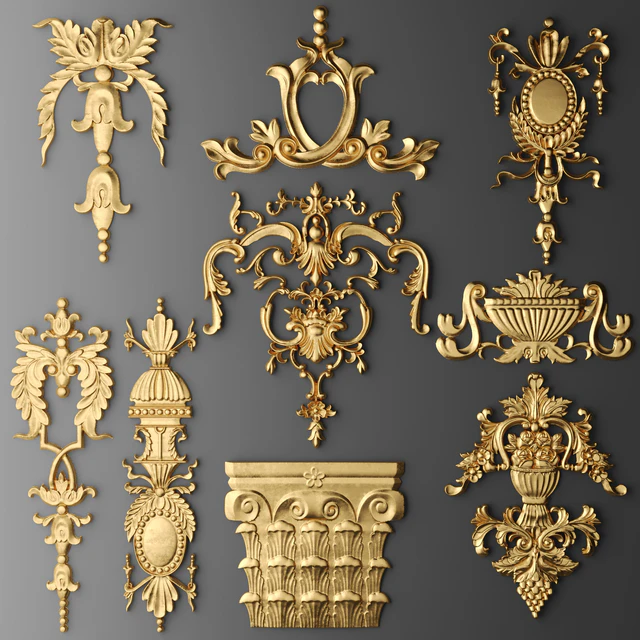 Set stucco decoration — Descargar
