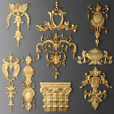 Set stucco decoration — Ver 1