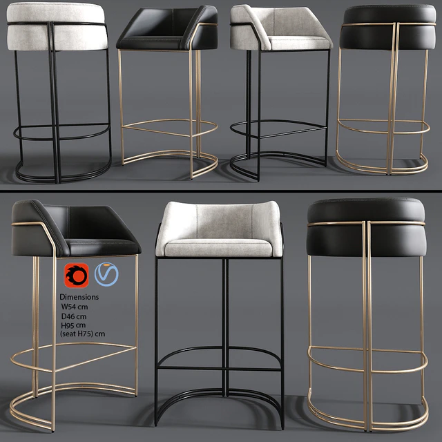 Deja vu bar stool Giopagani — Descargar