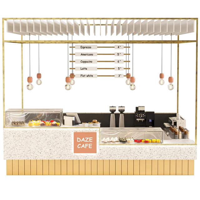 Cafe design in eco-style — Descargar