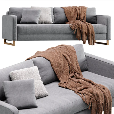 Sofa Dunst Velvet Light by Divan.ru / Диван Данста — Вид 2