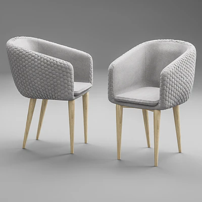 La Forma Harmon Quilted Tub Chair — Ver 2