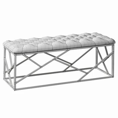 Банкетка Serene Furnishing Gold Top Loft Concept — Вид 2