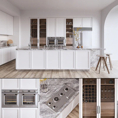 Kitchen L'ORIGINE Aeterna (vray GGX, corona PBR) — Ver 1
