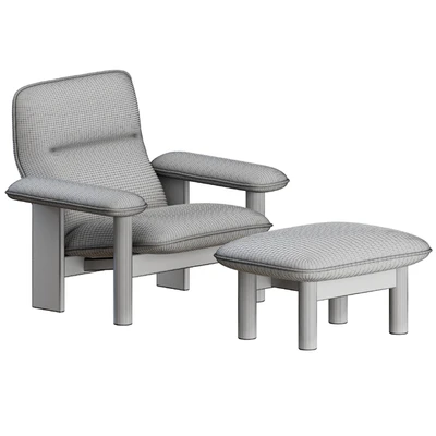 Brasilia Lounge Chair + Ottoman by Menu — Ver 2