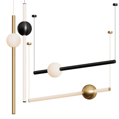 Orion Globe Linear Suspension Light by Lee Broom — Ver 3