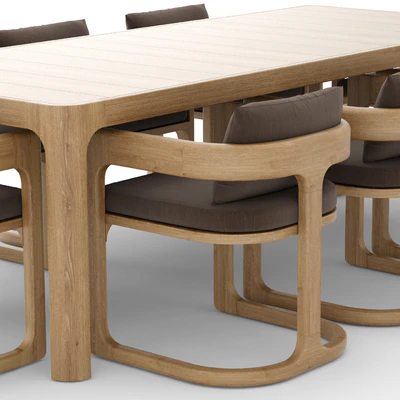 RH Outdoor Cassale table-chair — Вид 2