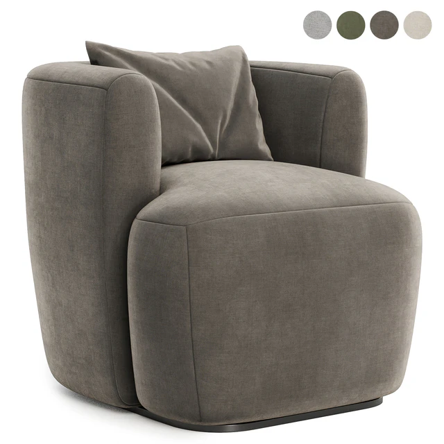 Fauteuil in bouclette Nidou armchair — Descargar