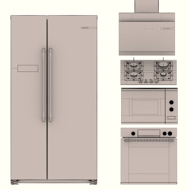 BOSCH 4 kitchen appliances set — Descargar