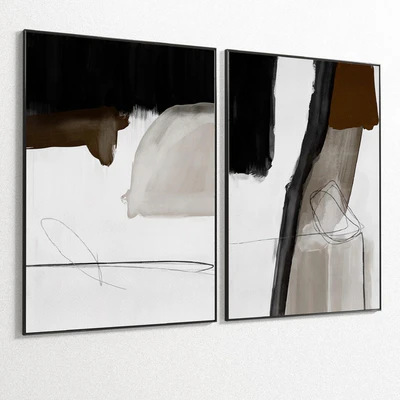 Plaster Two Photo Frame E-104 — Ver 2