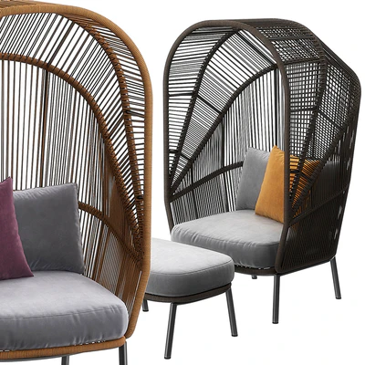 Cocoon Rilly chair by Dedon — Ver 2