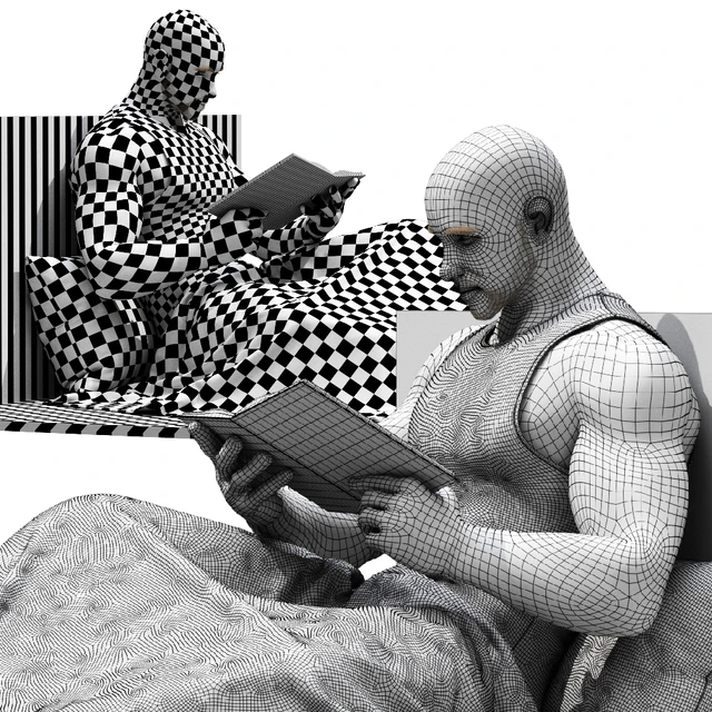 Reading man — Descargar
