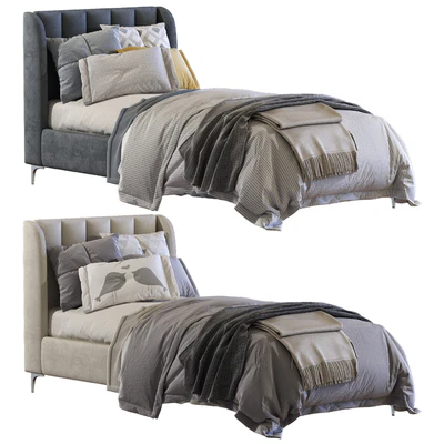 Bed Blush Lizbeth Velvet Single Bed 2 — Ver 1
