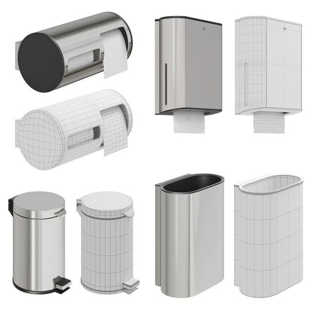 Accessories for public toilet Keuco Plan — Descargar