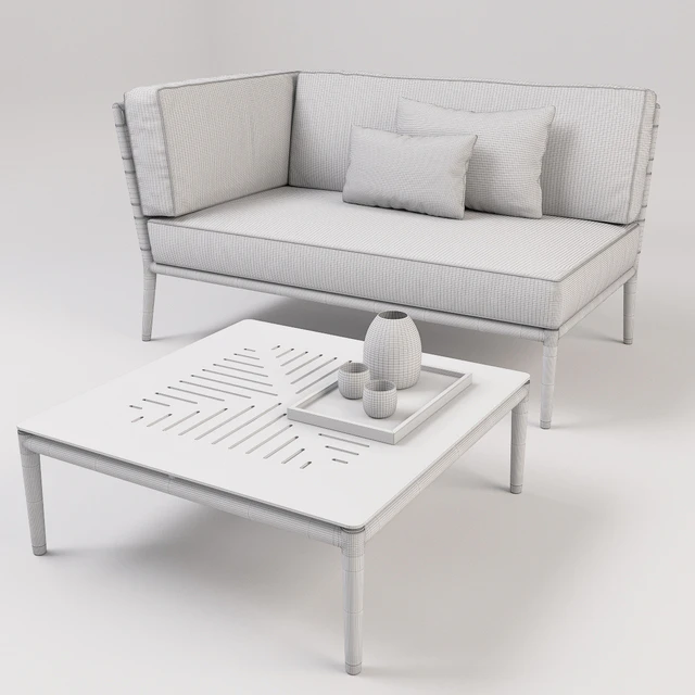 Cane-line - Conic 2 seats + table — Descargar