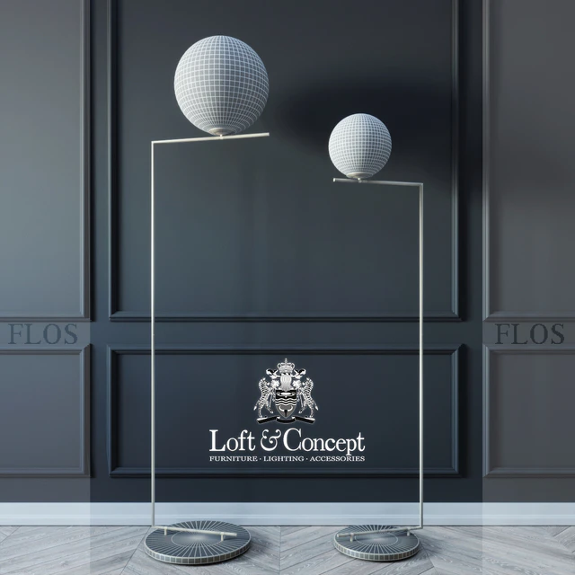Flos lights family michael anastassiades floor lamp — Скачать