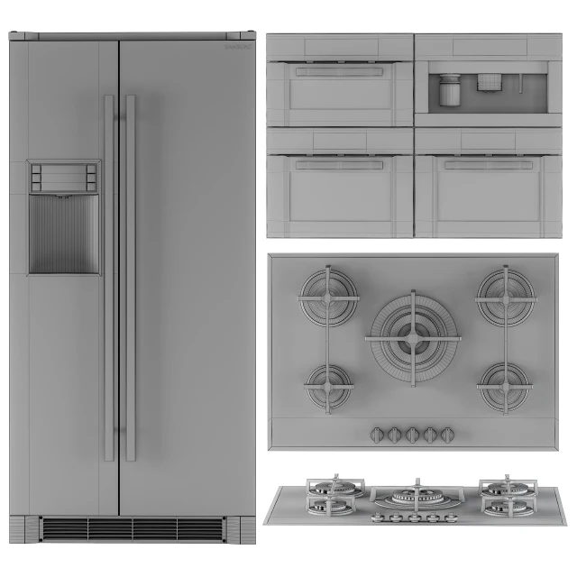 Kitchen Appliance Kit Black — Descargar