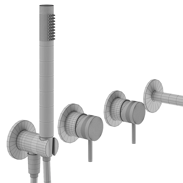 Concealed single lever bath faucet Cisal Xion Inox — Descargar