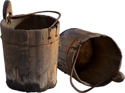 old wooden bucket 002 — Скачать