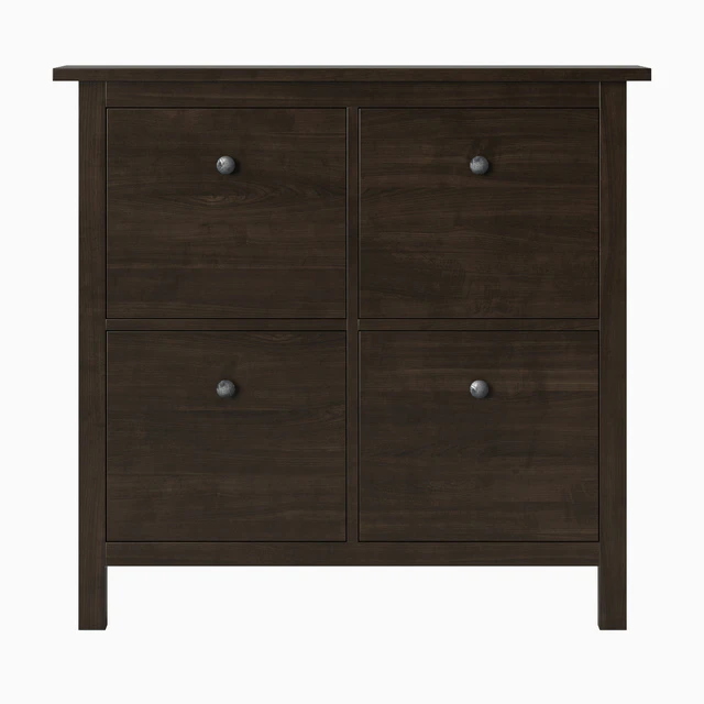 IKEA HEMNES Shoe cabinet with 4 compartments — Скачать