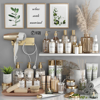 bathroom accessories 15 vray — Ver 1