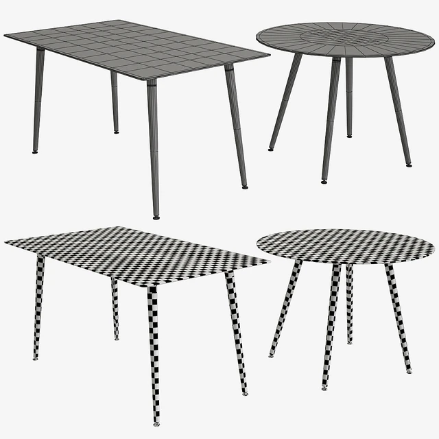 Tables Set Daw La Forma Decor — Скачать