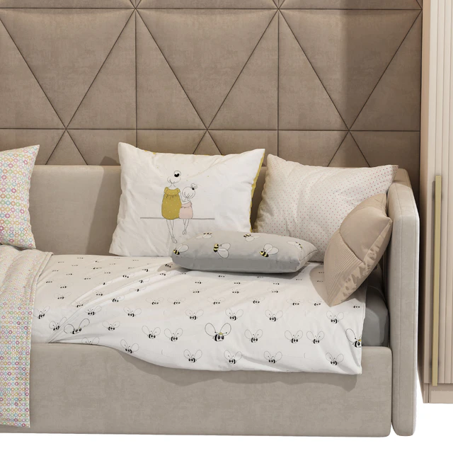 Upholstered sofa bed — Descargar