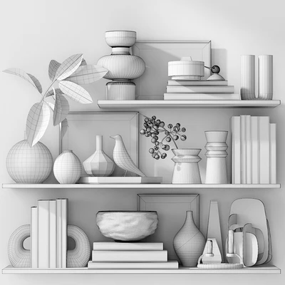 Shelves with decor — Ver 2