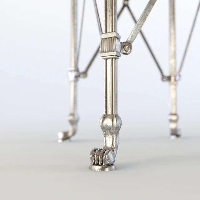 Table "Montaigne GM Orsay Plt. Cuir" Metal — Descargar