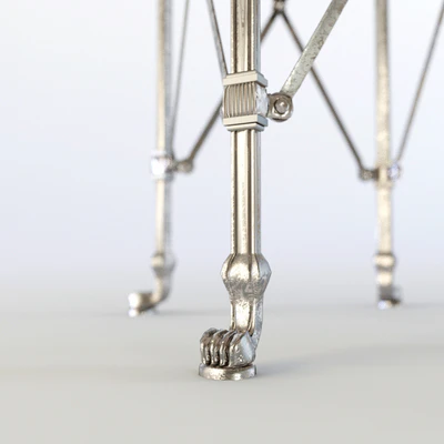 Table "Montaigne GM Orsay Plt. Cuir" Metal — Ver 2