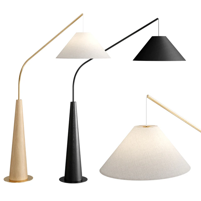 Gibson Hanging Arc Floor Lamp — Download