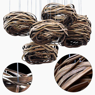 Decor wood nest n1 / Decor wood nest No. 1 — Ver 1