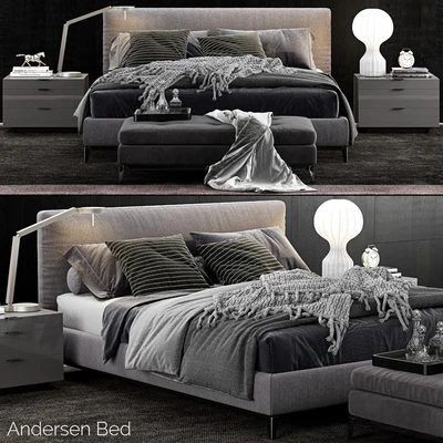 Minotti Andersen Bed — Ver 1