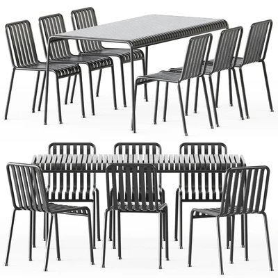 Palissade Table and Palissade Chair by Hay — Ver 1