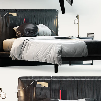 Cilek Dark Metal Bed — Ver 2