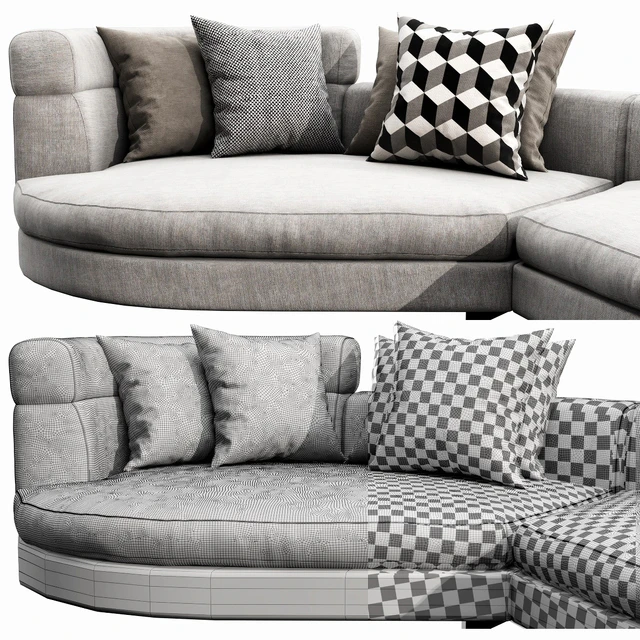 Minotti Alexander Arrangement 07 — Скачать