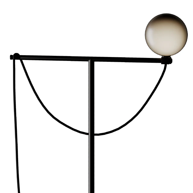 Handvärk Globe Floor Lamp Black — Descargar
