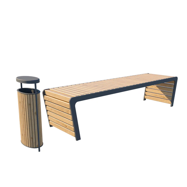 Bench with urn — Descargar