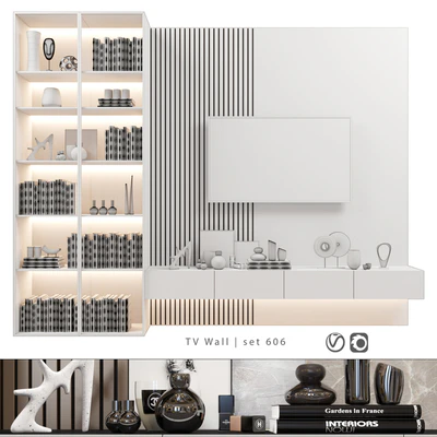 TV Wall | set 606 — Ver 2