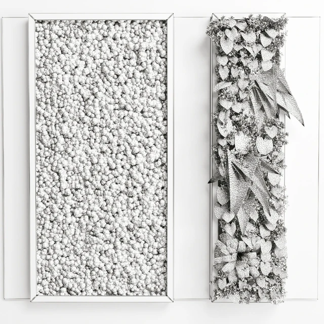 wall garden and vertical moss in wooden frame 22 — Скачать