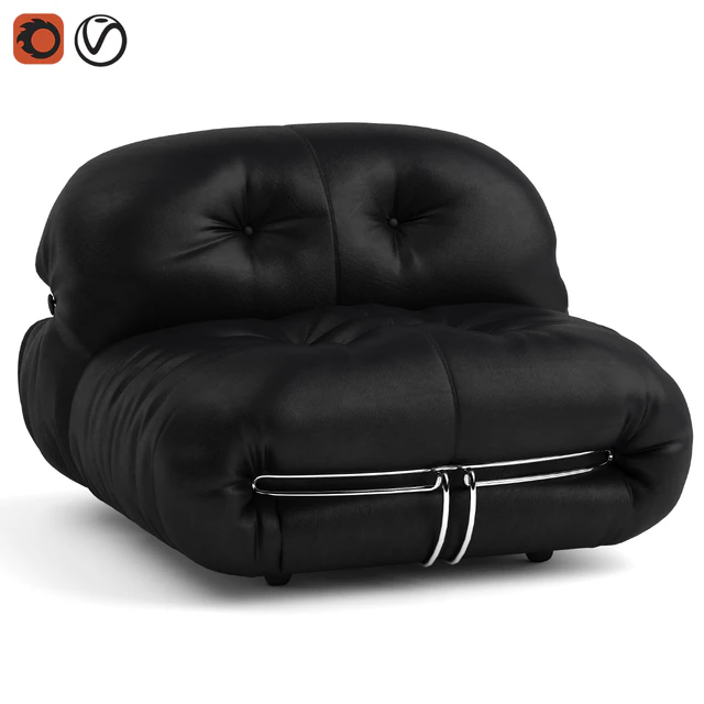 Cassina Soriana lounge chair — Скачать