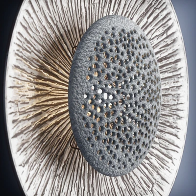 Danish ceramic wall sconce — Ver 2