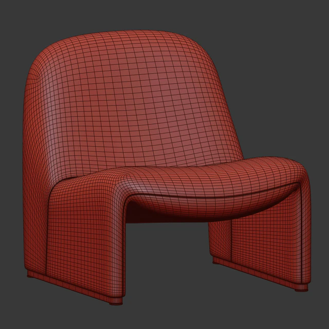 Boucle Alky Lounge Chair Giancarlo Piretti — Descargar