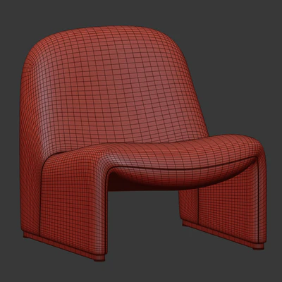 Boucle Alky Lounge Chair Giancarlo Piretti — Ver 2