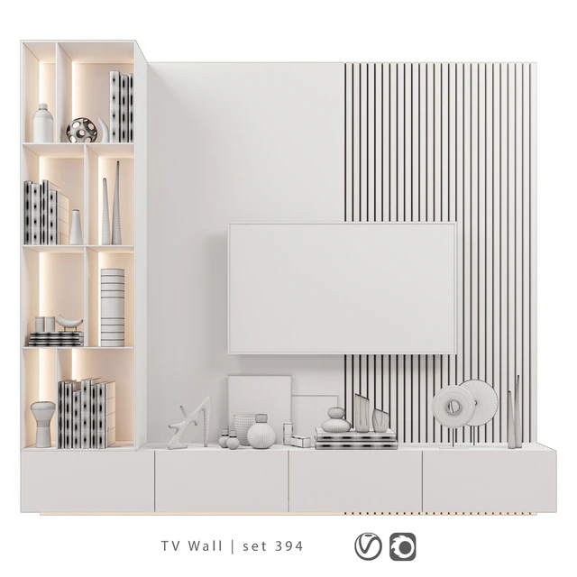 TV Wall | set 394 | ТВ стенка — Скачать
