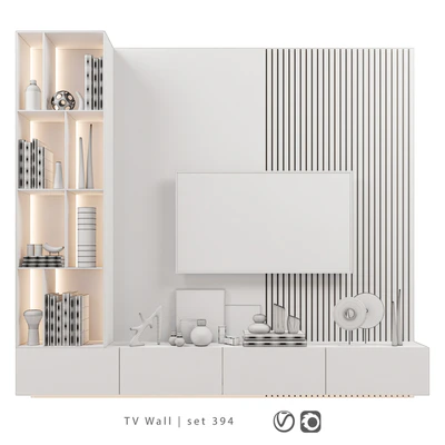TV Wall | set 394 | ТВ стенка — Вид 2
