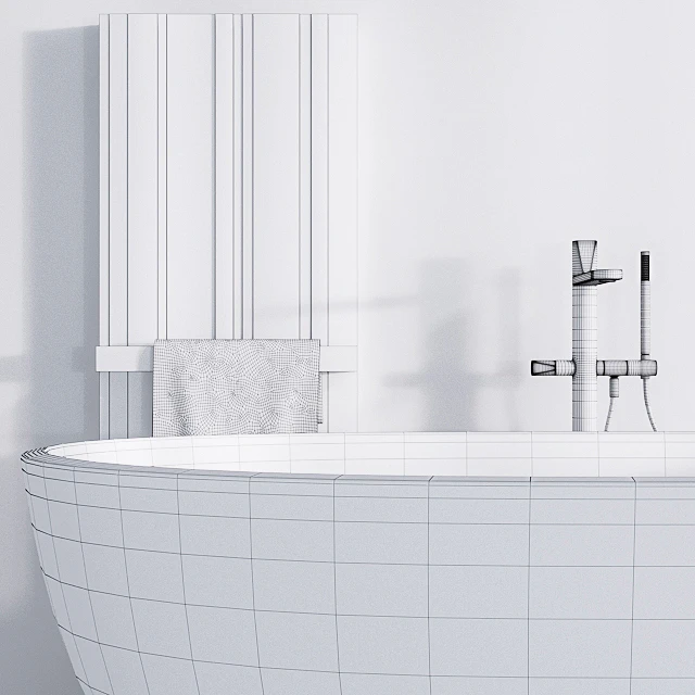 Antoniolupi bath Reflex Bit heated towel rail — Descargar