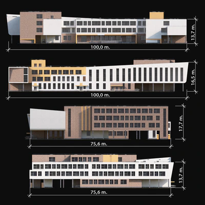 Modern school building — Ver 2
